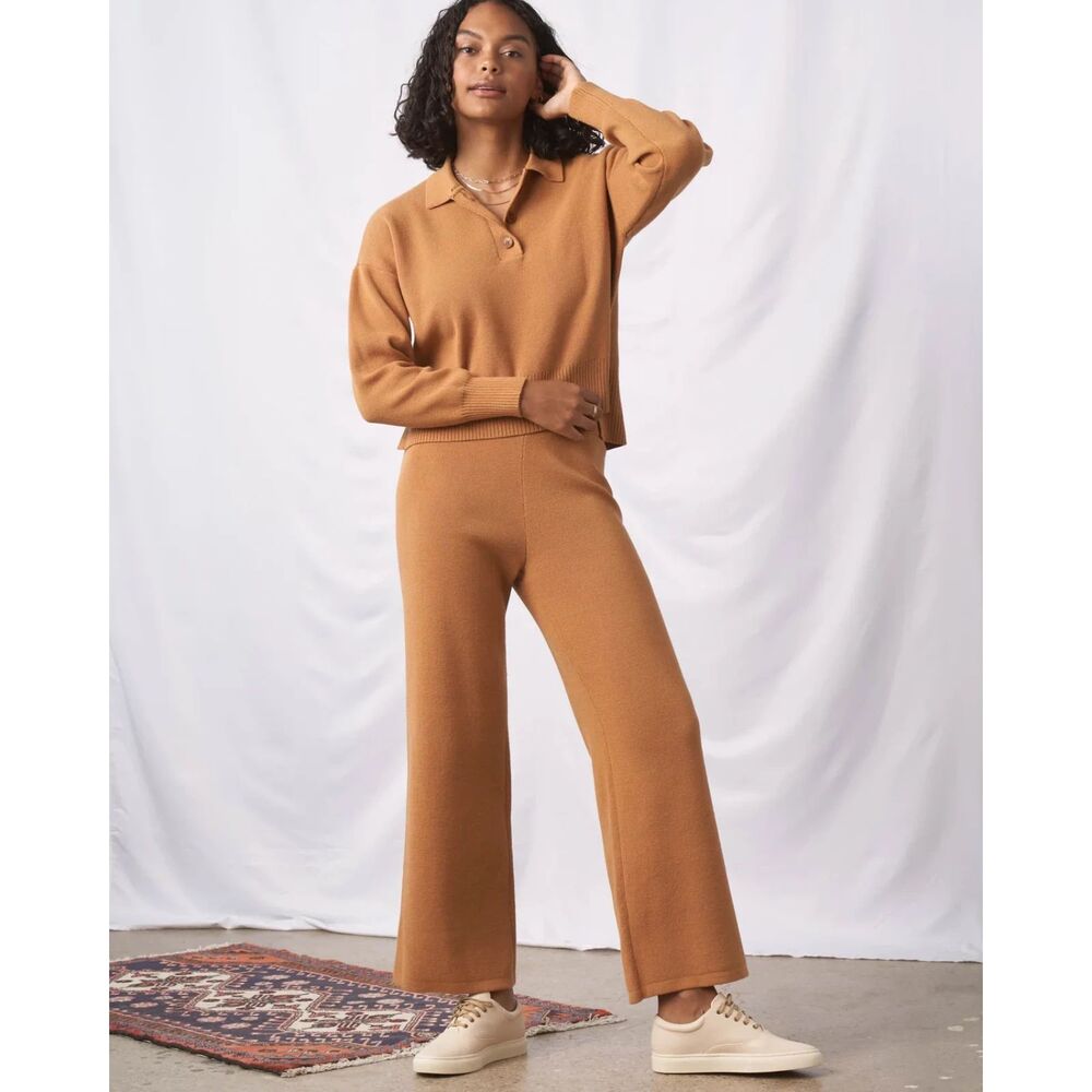 United by Blue rust orange loungewear set, size L